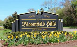 Bloomfield Hills sign